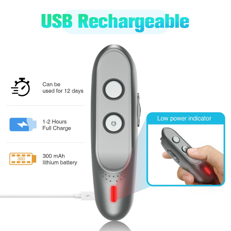 Load image into Gallery viewer, PAPANI Handheld Ultrasonic Dog Training Anti-Bark Device USB Charging Port - Polar Tech Australia
