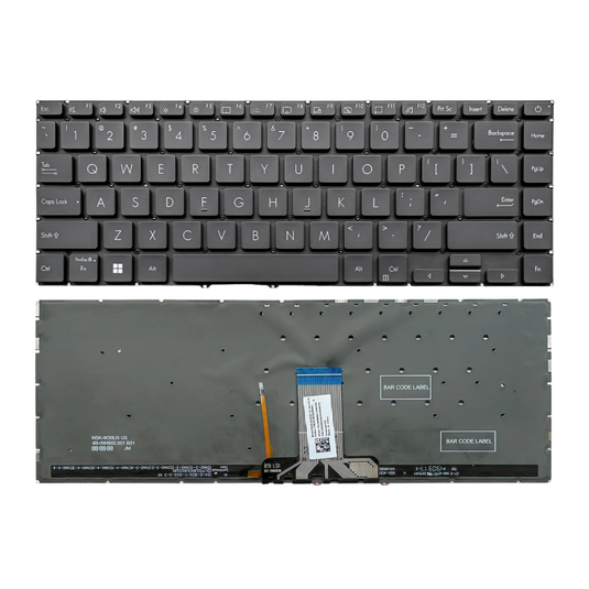 ASUS Redolbook 14E EA1135 EA1115 / ADOL14EA ADOL14FL Series - Laptop Keyboard With Backlit US English Layout - Polar Tech Australia