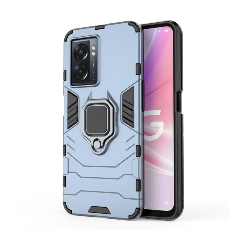 Chargez l&#39;image dans la visionneuse de la galerie, OPPO Reno7 Lite / Reno7 Z - Heavy Duty Armor Case With Ring Holder Stand - Polar Tech Australia
