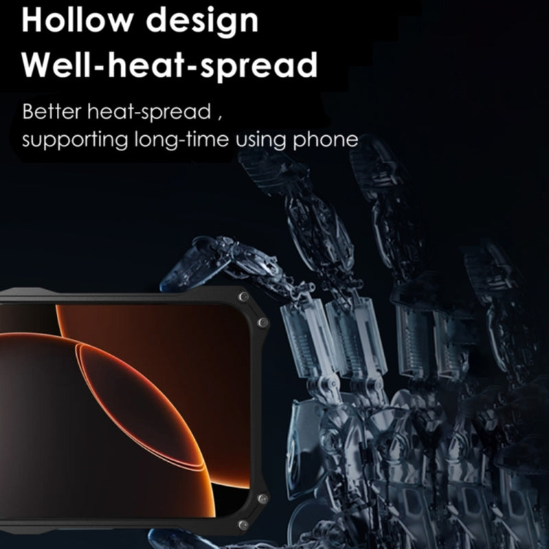 Cargue la imagen en el visor de la galería, Apple iPhone 16 - Shockproof Armor Hollow Metal Phone Case
