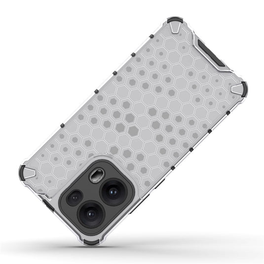 OPPO Reno13 Pro 5G (CPH2697) - Honeycomb Transparent Shockproof Protection Case - Polar Tech Australia