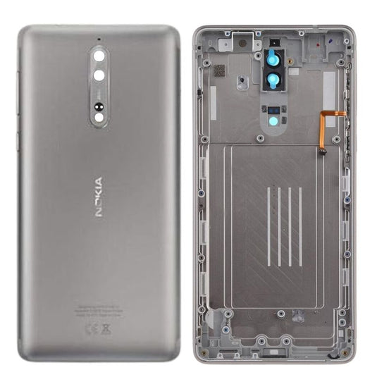 [With Camera Lens] Nokia 8 (TA-1004)- Back Rear Housing Frame - Polar Tech Australia