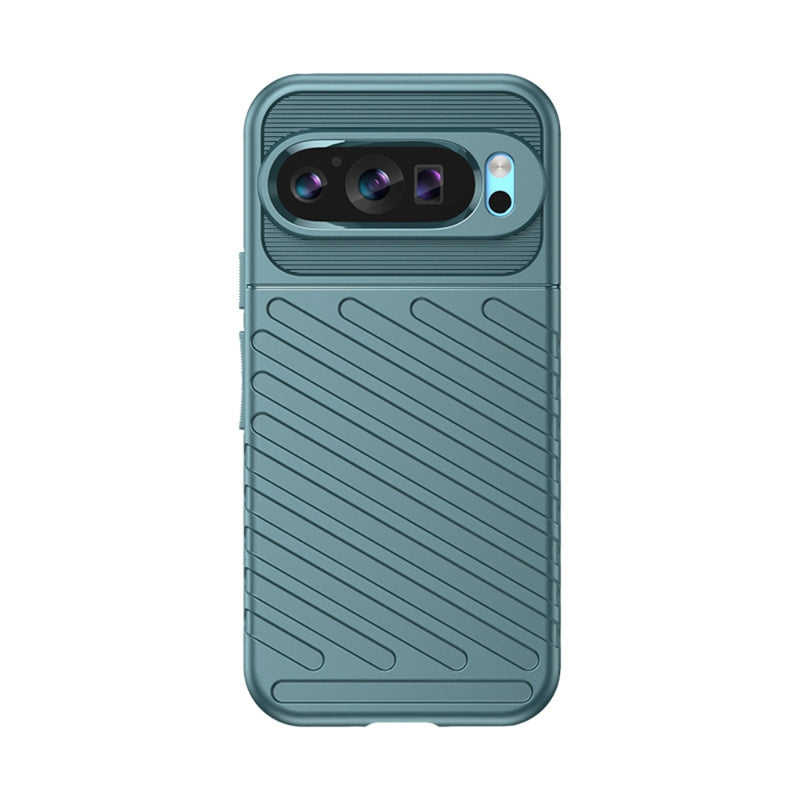 Cargue la imagen en el visor de la galería, Google Pixel 9 Pro XL - Thunder Series Twill Texture Thickened Anti-fall Protection TPU Case - Polar Tech Australia
