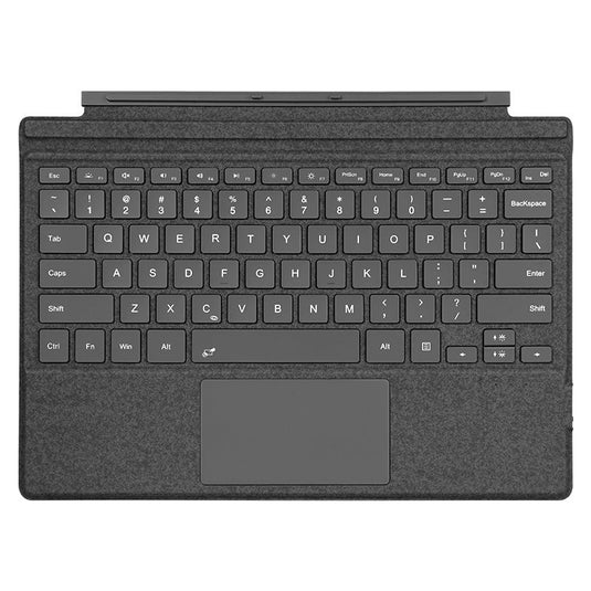 [With RGB Backlit] Microsoft Surface Pro 3/4/5/6/7/7 Plus - Compatible Ultra Thin Wireless Bluetooth Magnetic Touch Keyboard