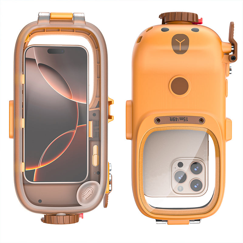 Cargue la imagen en el visor de la galería, [With Bluetooth Version][Diving IPX8 15M/49FT Waterproof] Universal OPPO - Redpepper Underwater Protective Mobile Phone Case
