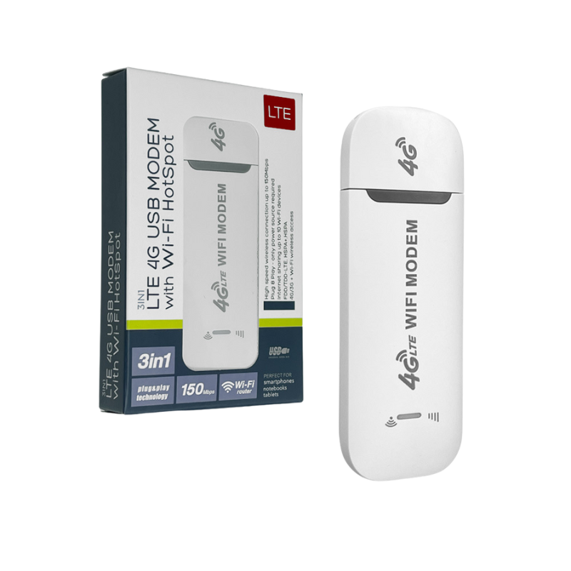 Load image into Gallery viewer, [U96-3] 4G Wireless Internet Dongle LTE SIM Card Mini Portable 4G Modem 150Mbps with WiFi USB Dongle - Polar Tech Australia
