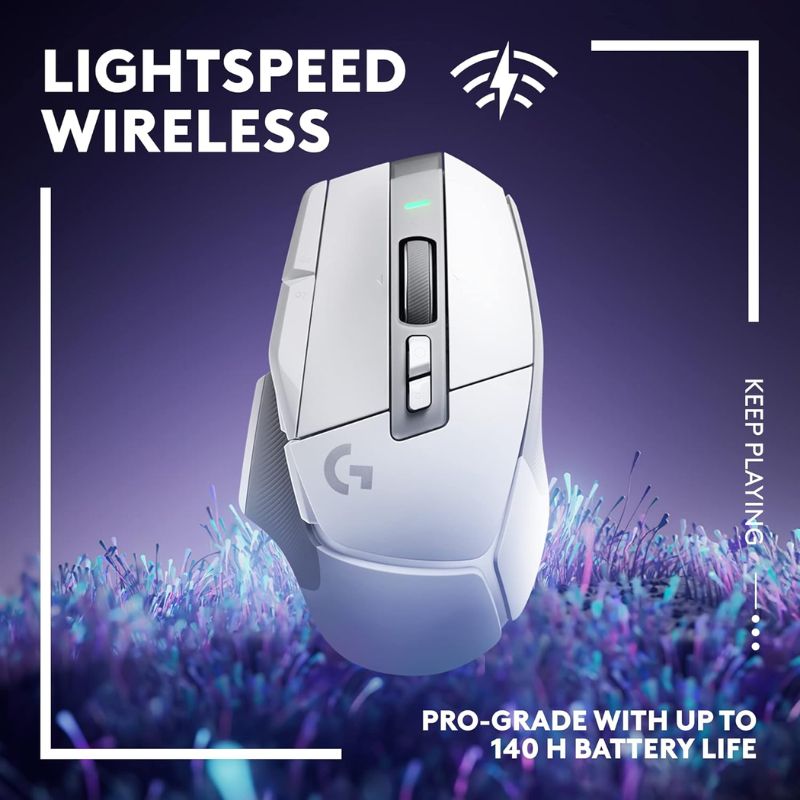 Cargue la imagen en el visor de la galería, Logitech G G502 X Lightspeed Wireless Gaming Mouse - Optical Mouse with LIGHTFORCE Hybrid Optical-Mechanical switches, Hero 25K Gaming Sensor, Compatible with PC - macOS/Windows
