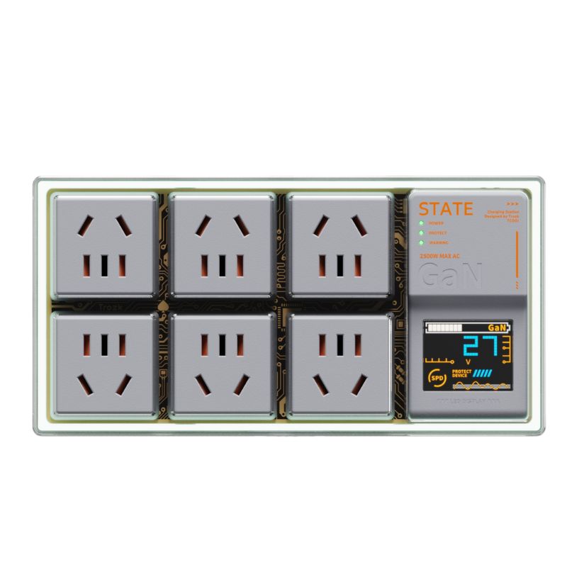 Cargue la imagen en el visor de la galería, Trozk 65W RGB Charging Station Power Strip Gaming Room
