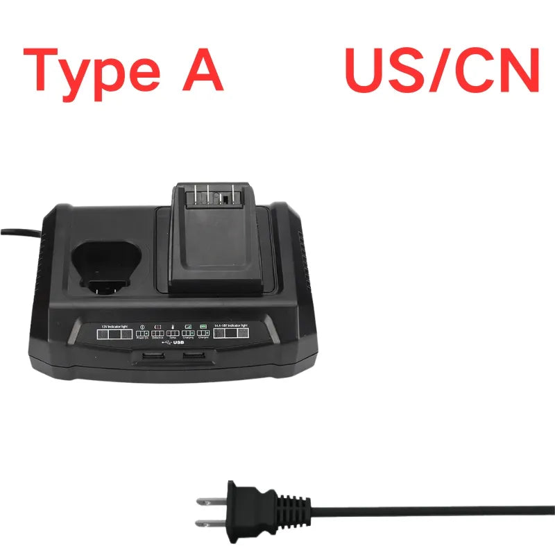 Cargue la imagen en el visor de la galería, Replacement Fast Dual Port Charger GAX1218V For Bosch 10.8V-20V Electrical Tool Li-ion Battery - Polar Tech Australia
