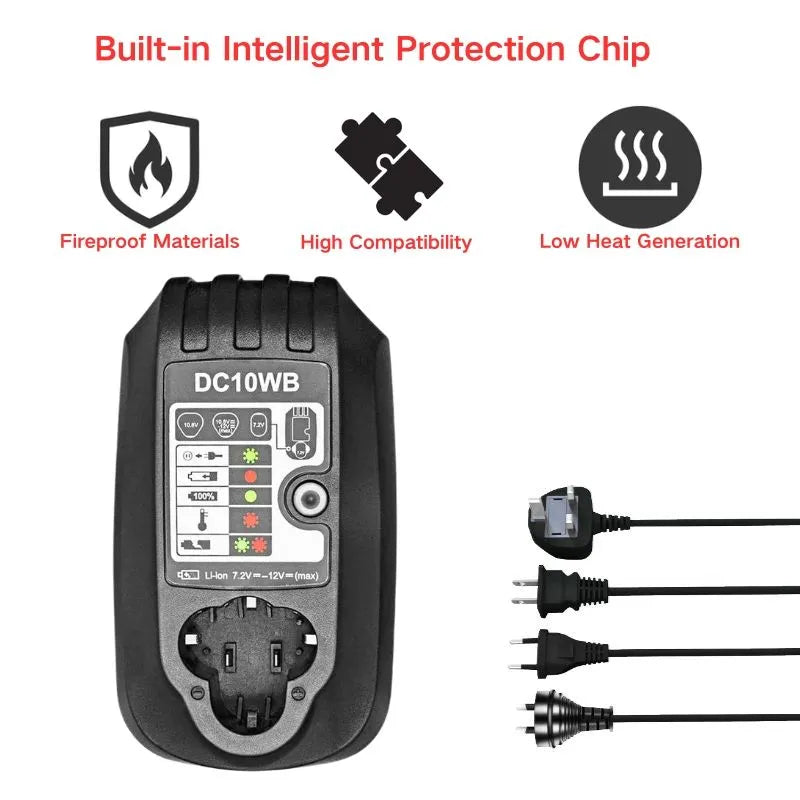 Chargez l&#39;image dans la visionneuse de la galerie, Replacement Charger For Makita 7.2V-12V Electrical Tool Li-ion Battery - Polar Tech Australia
