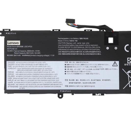 [L20C4PD2] Lenovo Thinkbook 14P G2 ACH-20YN0003KR/ACH-20YN000AHH Replacement Battery - Polar Tech Australia