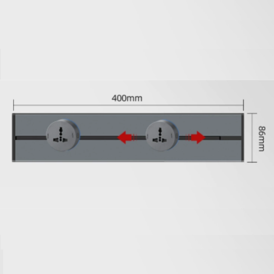 [TUYA Smart Home] Magnetic Track Rail Power Stripes Wall Socket Outlet Plug System APP Control