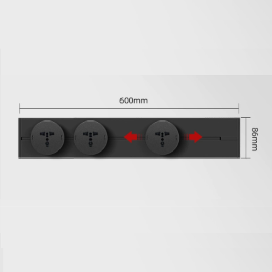 [TUYA Smart Home] Magnetic Track Rail Power Stripes Wall Socket Outlet Plug System APP Control