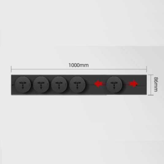 [TUYA Smart Home] Magnetic Track Rail Power Stripes Wall Socket Outlet Plug System APP Control