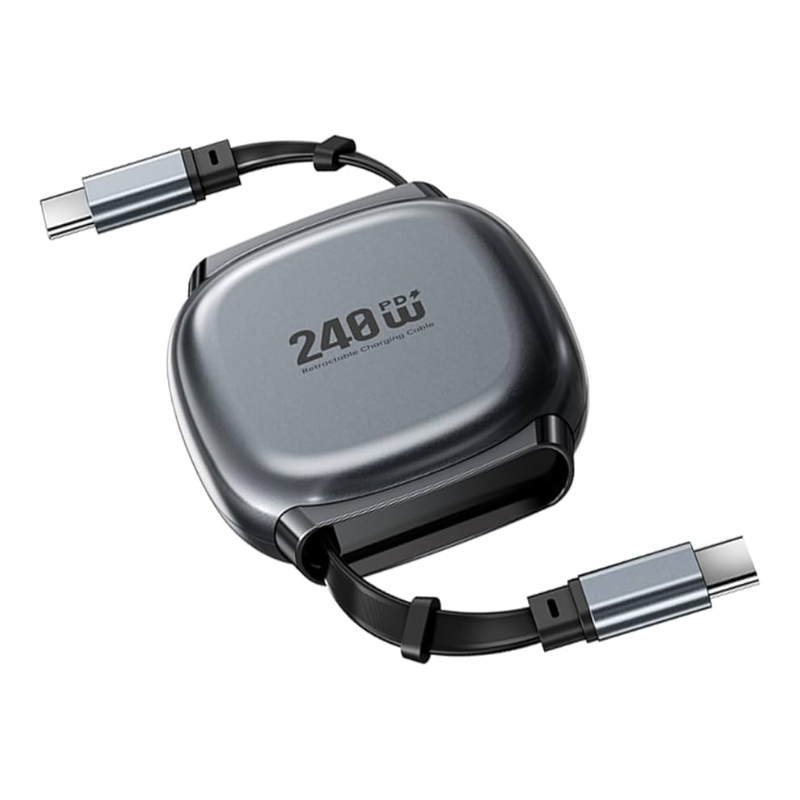 Load image into Gallery viewer, [Retractable] Universal PD 240W USB-C Type-C Charging &amp; Data Cable (1M) - Polar Tech Australia
