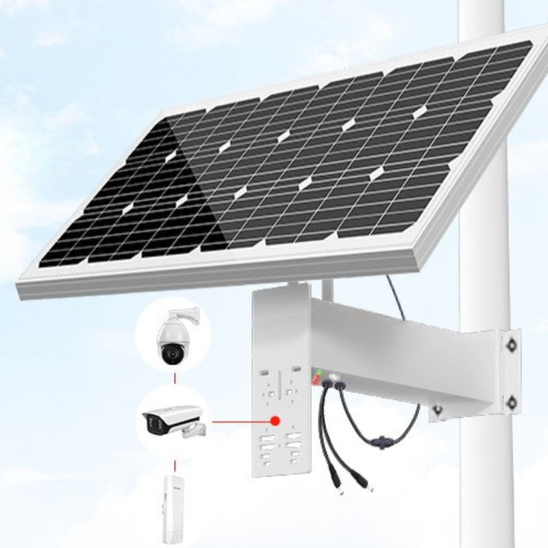 Load image into Gallery viewer, [60W Solar Panel + 40Ah Battery] Universal 12V Output Solar Energy Power System Power Supply For CCTV Camera WIFI Bridge - Polar Tech Australia
