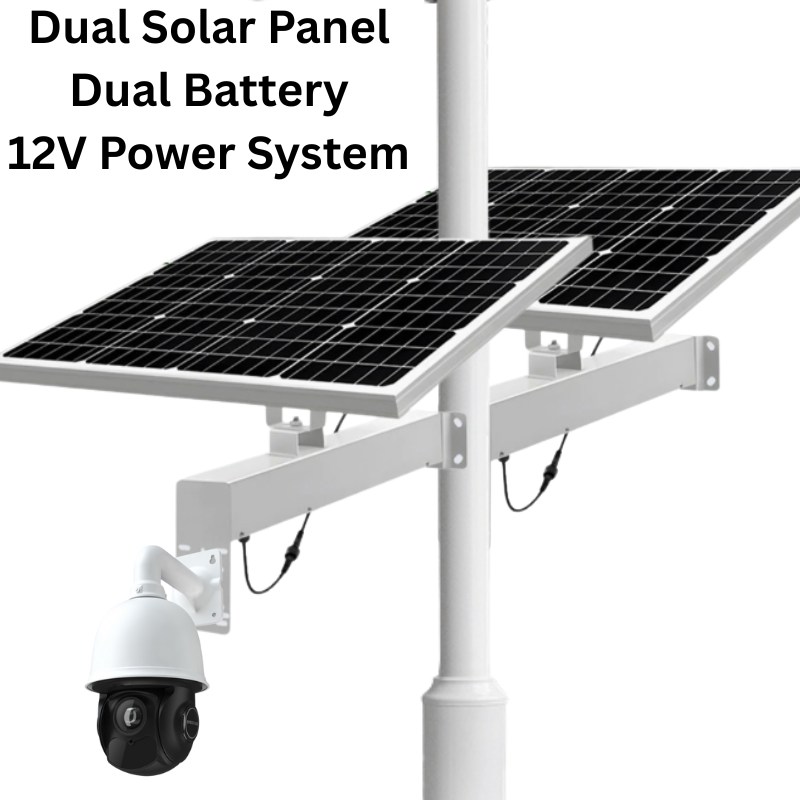Cargue la imagen en el visor de la galería, [80W Solar Panel + 40Ah Battery] Universal 12V Output Solar Energy Power System Power Supply For CCTV Camera Wifi Bridge - Polar Tech Australia
