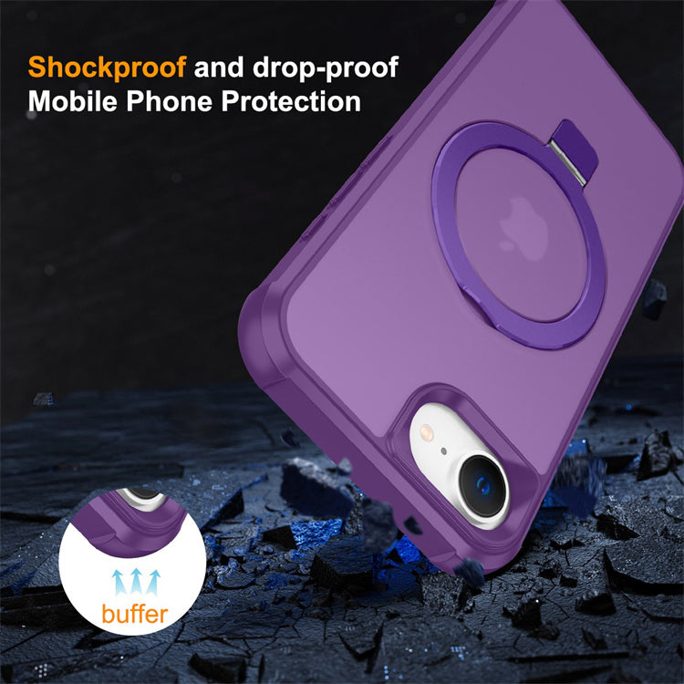 Cargue la imagen en el visor de la galería, [Magsafe Compatible][360° Rotating Stand] Apple iPhone 16e Full-coverage Shockproof Essentials Series Case - Polar Tech Australia
