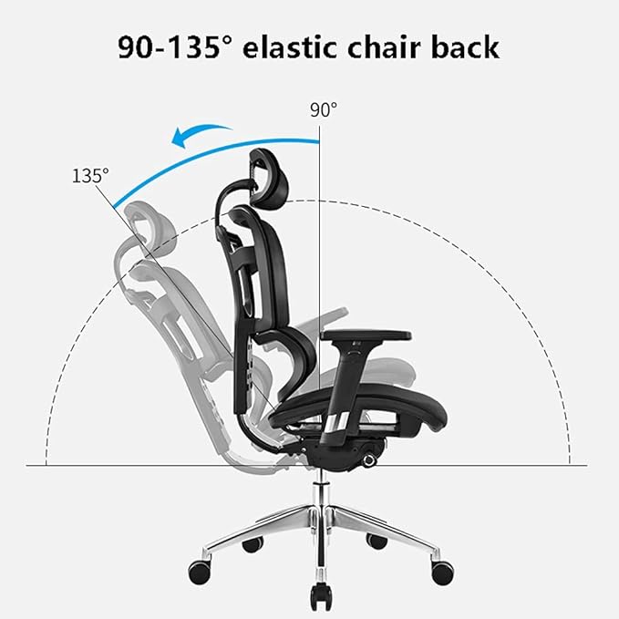 Chargez l&#39;image dans la visionneuse de la galerie, Deluxe Ergonomic Adjustable Breathable Mesh Comfortable Office Chair - Polar Tech Australia
