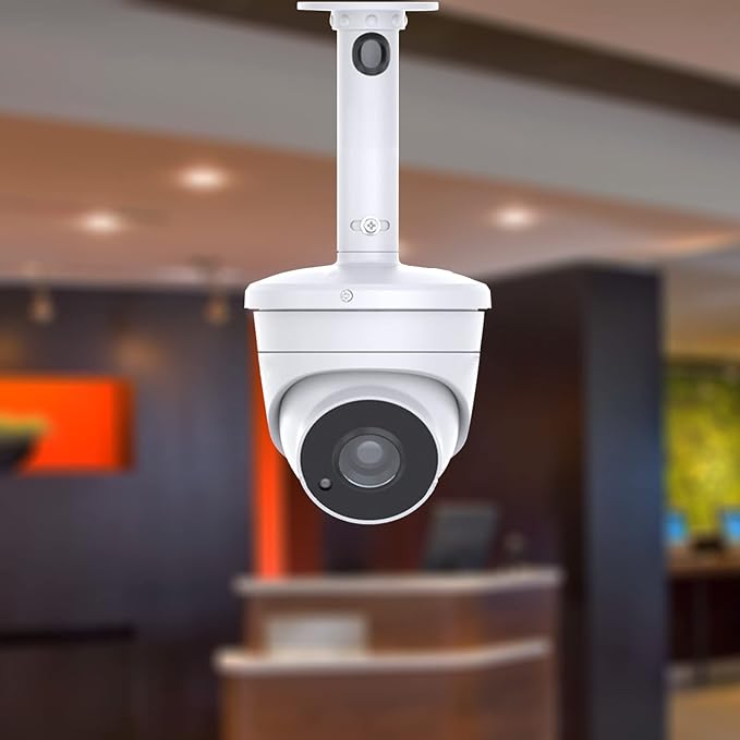Load image into Gallery viewer, [Fixed Length] Universal Aluminium CCTV Dome Camera Ceiling Mount Extension Bracket Holder - Polar Tech Australia

