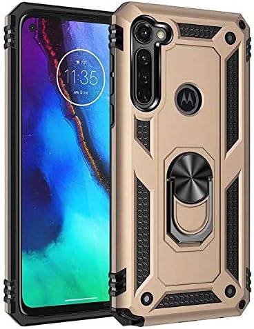 Cargue la imagen en el visor de la galería, [Magnetic Ring Kickstand] Motorola Moto G Stylus - Shield Shockproof Rugged Heavy Duty Case - Polar Tech Australia
