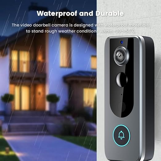 Load image into Gallery viewer, [Tuya Smart Home][With Chime] Tuya HD IP66 Wireless Remote Home Video Voice Intercom WIFI Doorbell - Polar Tech Australia
