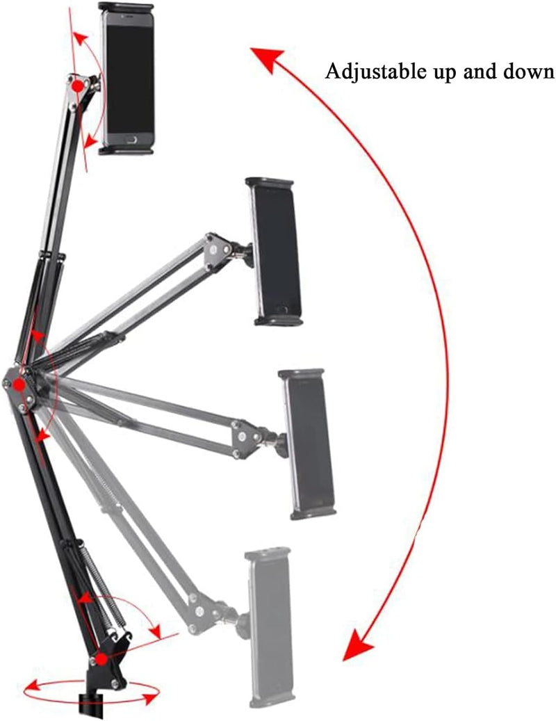 Chargez l&#39;image dans la visionneuse de la galerie, [PT-X52] Universal Flexible Adjustable Floor Mobile Phone Tablet Holder Stand
