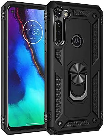 Cargue la imagen en el visor de la galería, [Magnetic Ring Kickstand] Motorola Moto G Stylus - Shield Shockproof Rugged Heavy Duty Case - Polar Tech Australia
