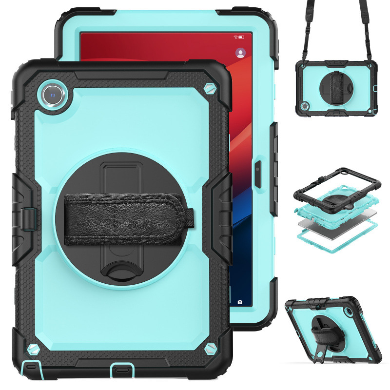 Load image into Gallery viewer, [Built-in 360° Rotating Hand Strap &amp; Stand] Lenovo Idea Tab 11” 2025 (TB336FU/TB336ZU) Shockproof With Screen Protector Pencil Holder Heavy Duty Series Case - i-Station Mobile Phone &amp; Electronic Device Repair and Accessories
