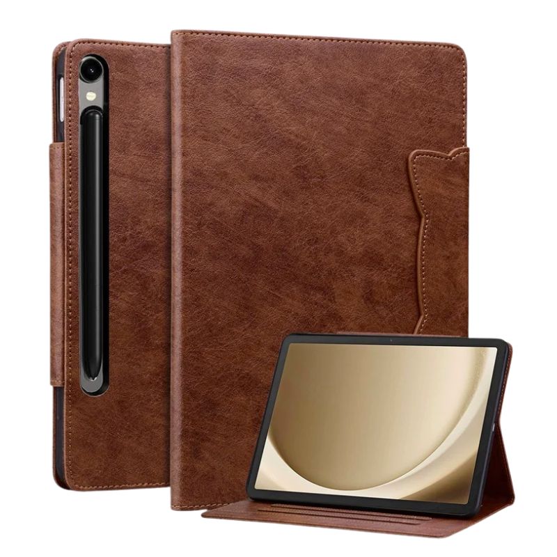 Cargue la imagen en el visor de la galería, [With Card Slot] Samsung Galaxy Tab S10 FE Plus (2025) 13.1“ - Business Full Covered PU Leather Flip Case With Magnetic Clasp - Polar Tech Australia
