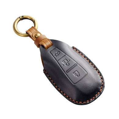 Suzuki Handcrafted Genuine Leather Car Key Fob Case Cover For Vitara, SX4, S-Cross, Ciaz, Baleno