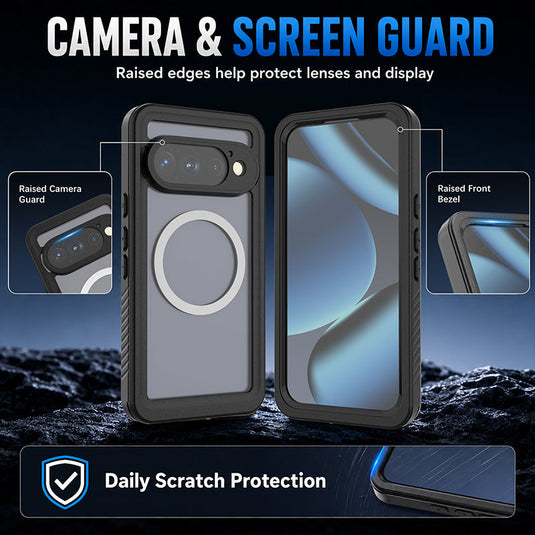 [FS Series][Magsafe Compatible] Google Pixel 11 Pro - Redpepper Full Covered Waterproof Heavy Duty Tough Armor Case