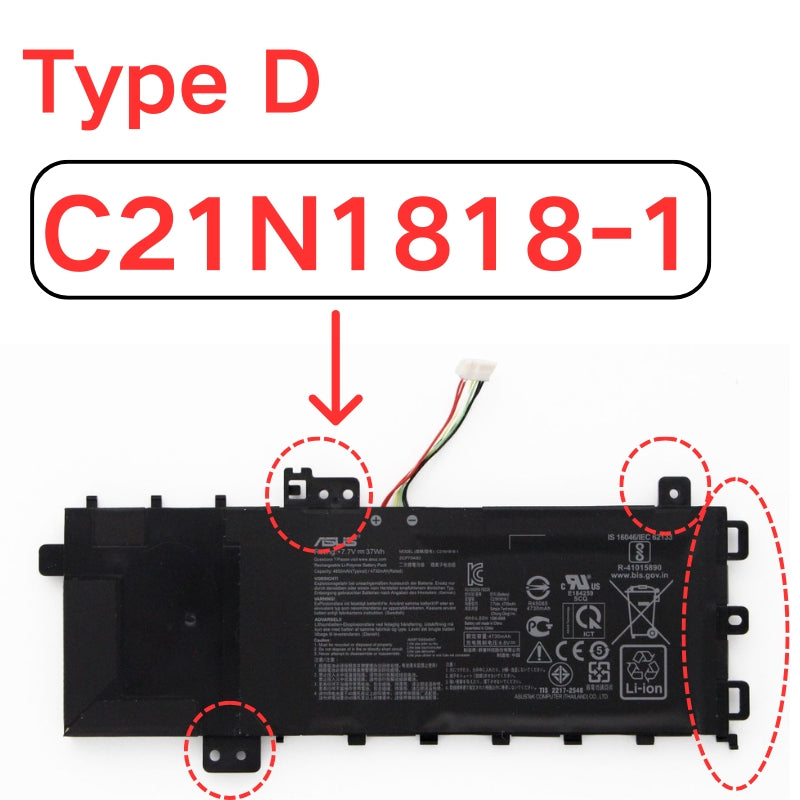 Load image into Gallery viewer, [C21N1818 / C21N1818-1 / C21N1818-2] ASUS VivoBook X412 / X512 / X712 Series - Replacement Battery - Polar Tech Australia
