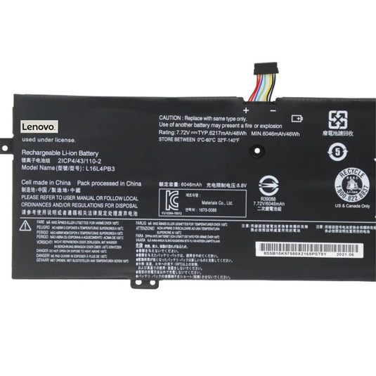 [  L16L4PB3] Lenovo IdeaPad 720S-13ARR-81BR002HGE/-13IKB Replacement Battery - Polar Tech Australia