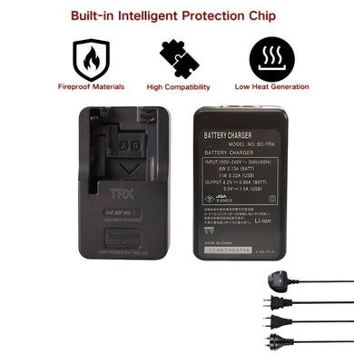 [4.2V-0.86A/5.0V-1.5A][Eight-shaped plug] Sony HDR-CX405 DSC-G3 DSC-J20 Cyber-Shot DSC-W30 DSC-L1 - Camera Charger Power Supply Adapter - Polar Tech Australia