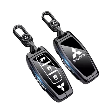 Mitsubishi Zinc Alloy + TPU Car Key Fob Case Cover For Outlander, ASX, Eclipse Cross, L200, Pajero, Triton, Lancer EX