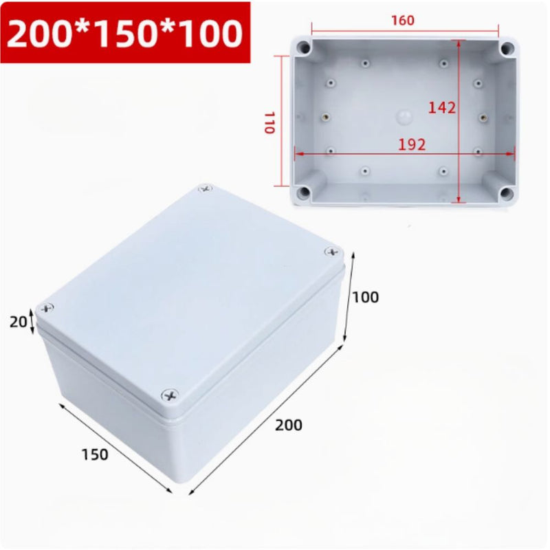 Cargue la imagen en el visor de la galería, IP67 Waterproof indoor &amp; outdoor Various Size ABS Plastic DIY Junction Box Enclosure Box - Polar Tech Australia
