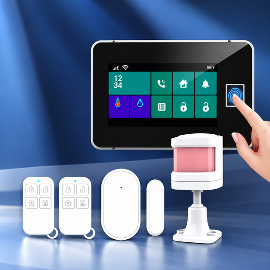 [TUYA Smart Home][A02 Kit] Tuya WiFi+GSM+GPRS Wireless Home Security PIR SOS Alarm System Set