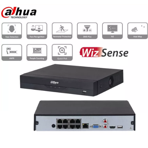 [DHI-NVR4108-8P] Dahua 8CH 4K 8 PoE AI SMD CCTV NVR Network Video Recorder  Security Camera System - Polar Tech Australia