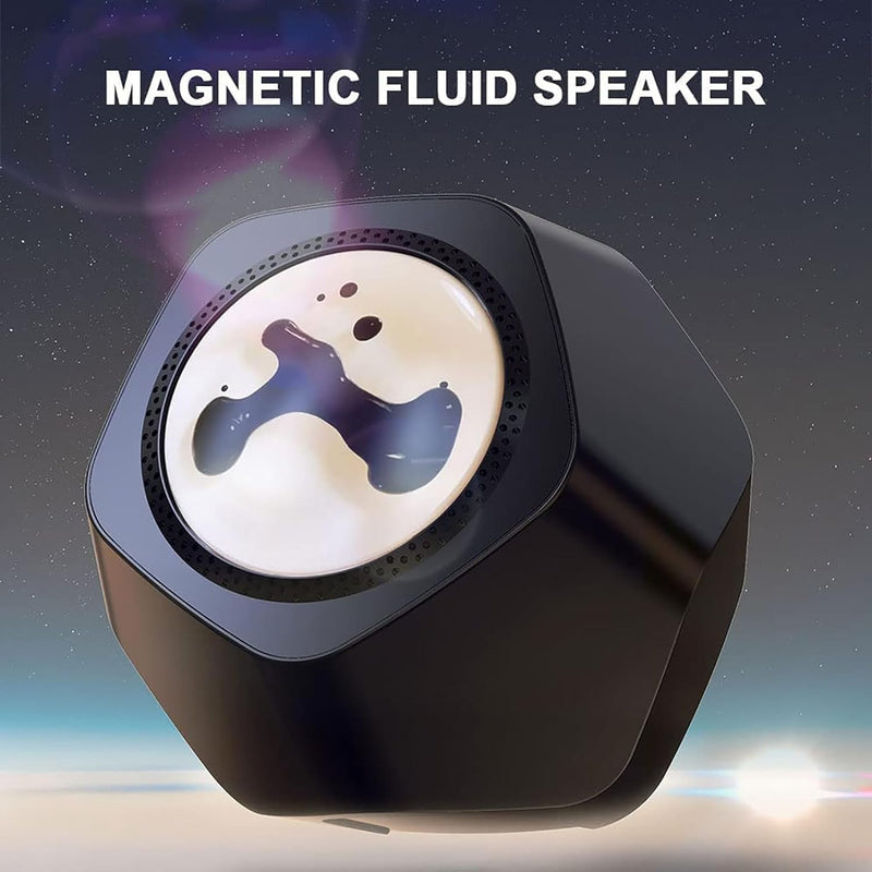 Cargue la imagen en el visor de la galería, Magnetic Fluid Speaker, Dancing Ferrofluid Music Rhythm Lamp, 360° Surround Sound Touch Wireless Bluetooth Speaker, Shocked Bass Subwoofer Living Room Desktop
