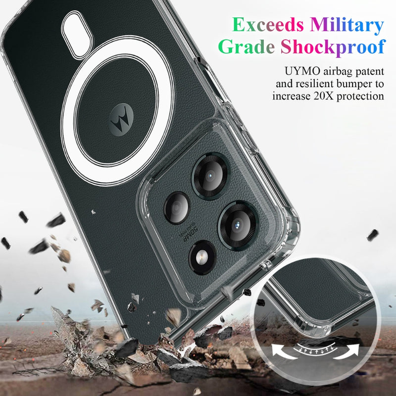Load image into Gallery viewer, Motorola Moto G 5G (2025) - MagSafe Clear Acrylic PC Hybrid TPU Phone Case - Polar Tech Australia
