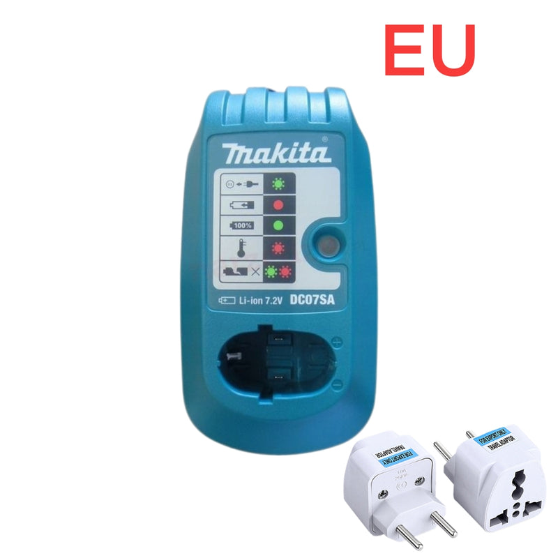 Cargue la imagen en el visor de la galería, [DC07SA][7.2V-2.4A] Genuine Original Makita Fast Charger Electrical Tool Li-ion Battery - Replacement Charger - Polar Tech Australia
