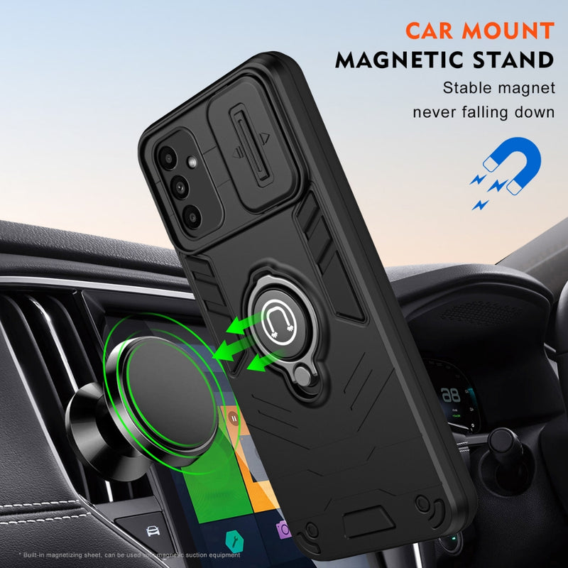 Load image into Gallery viewer, Samsung Galaxy A57 (SM-A576) - Sliding Camshield TPU + PC Phone Case with Holder - Polar Tech Australia
