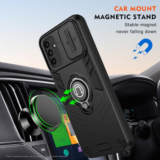 Samsung Galaxy A57 (SM-A576) - Sliding Camshield TPU + PC Phone Case with Holder - Polar Tech Australia