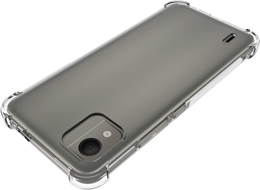 Nokia C110 - AirPillow Cushion Transparent Soft Clear TPU Four Corners Protective Case - Polar Tech Australia