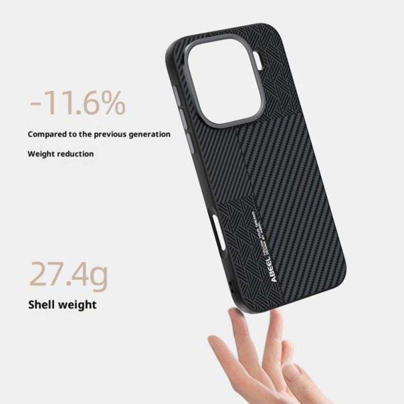 Cargue la imagen en el visor de la galería, [Magsafe Compatible] OPPO Find X9 - Carbon Fiber Series 6D Micro Relief MagSafe Phone Case
