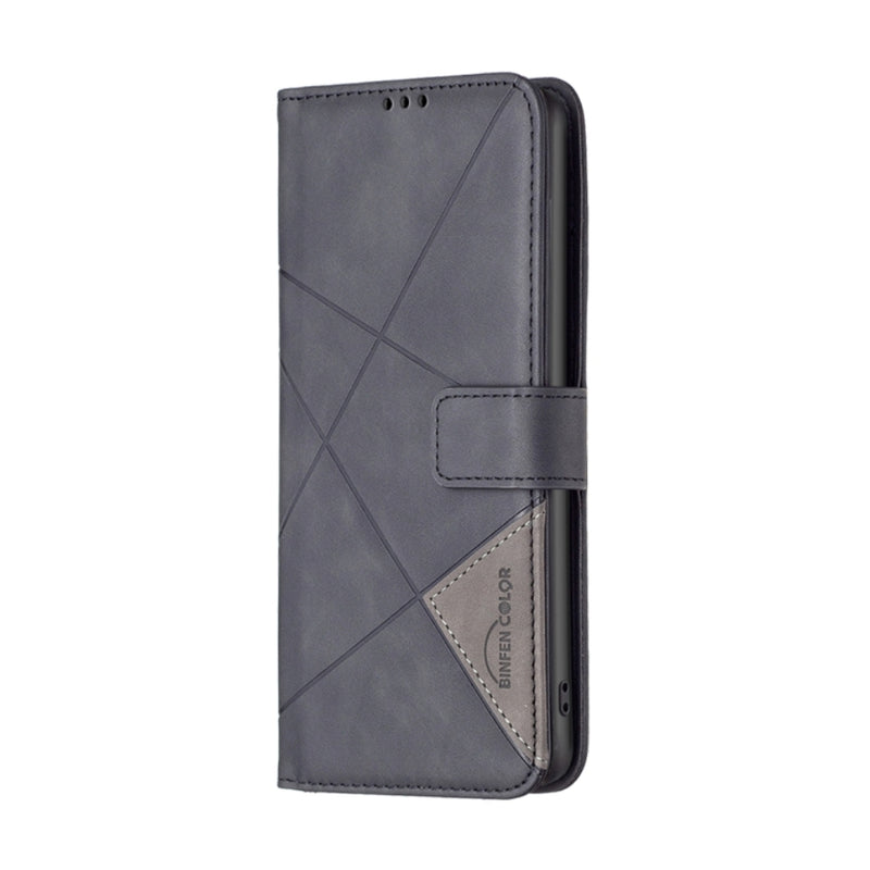 Cargue la imagen en el visor de la galería, OPPO A59 5G (CPH2617) - Magnetic Buckle Rhombus Texture Leather Phone Case - Polar Tech Australia
