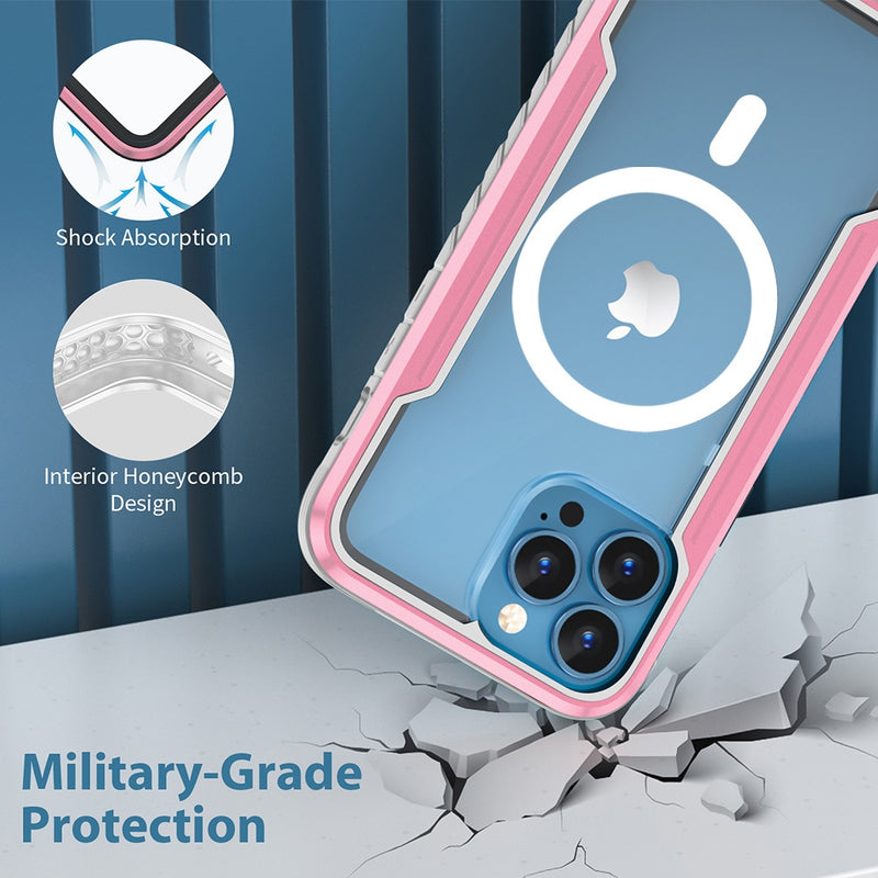 Cargue la imagen en el visor de la galería, Apple iPhone 17 Air - Shield Shockproof Heavy Duty Armor Case Cover With Magnetic Ring
