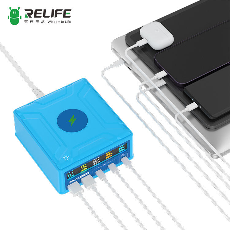 Chargez l&#39;image dans la visionneuse de la galerie, [RL-304R]RELIFE 260W Multi-port GaN Charger - Polar Tech Australia
