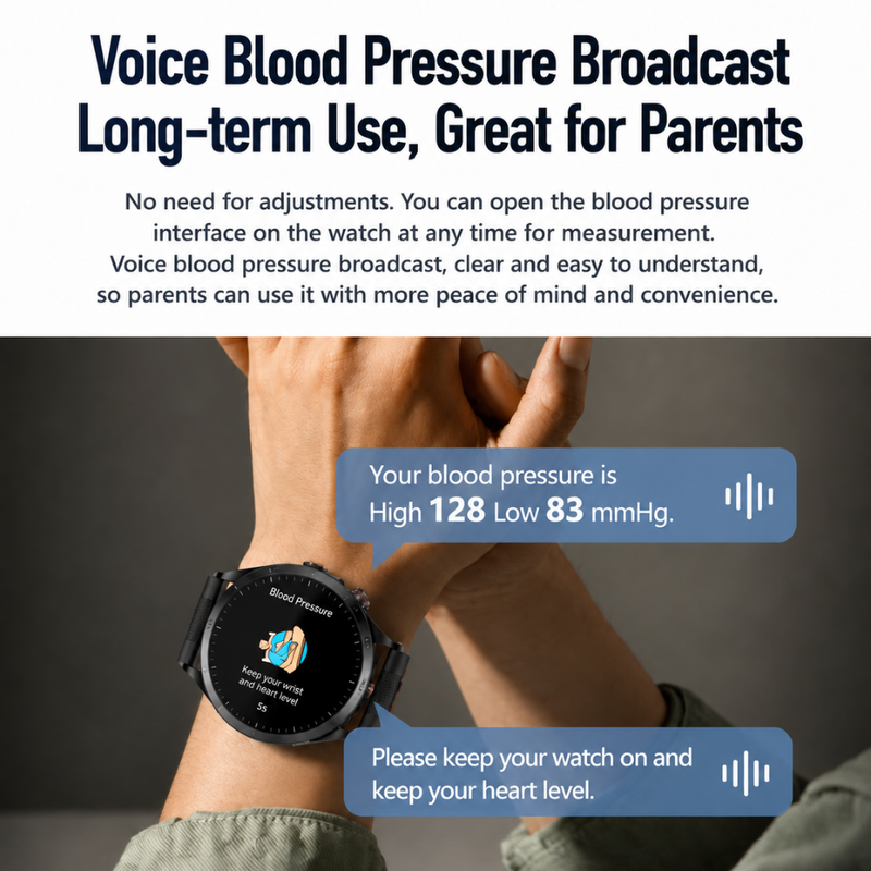 Load image into Gallery viewer, [Brand New] S26 Air Pump Blood Pressure Testing ECG Health Smart Watch, 1.39 inch Round Screen
